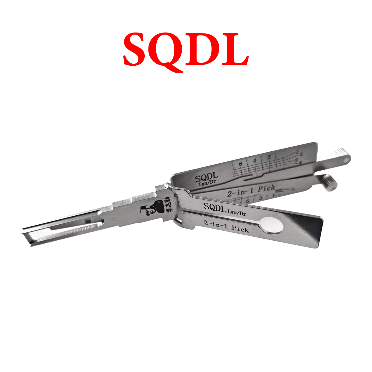 Original Lishi SQDL 2-in-1 Decoder and Pick for Shaanxi