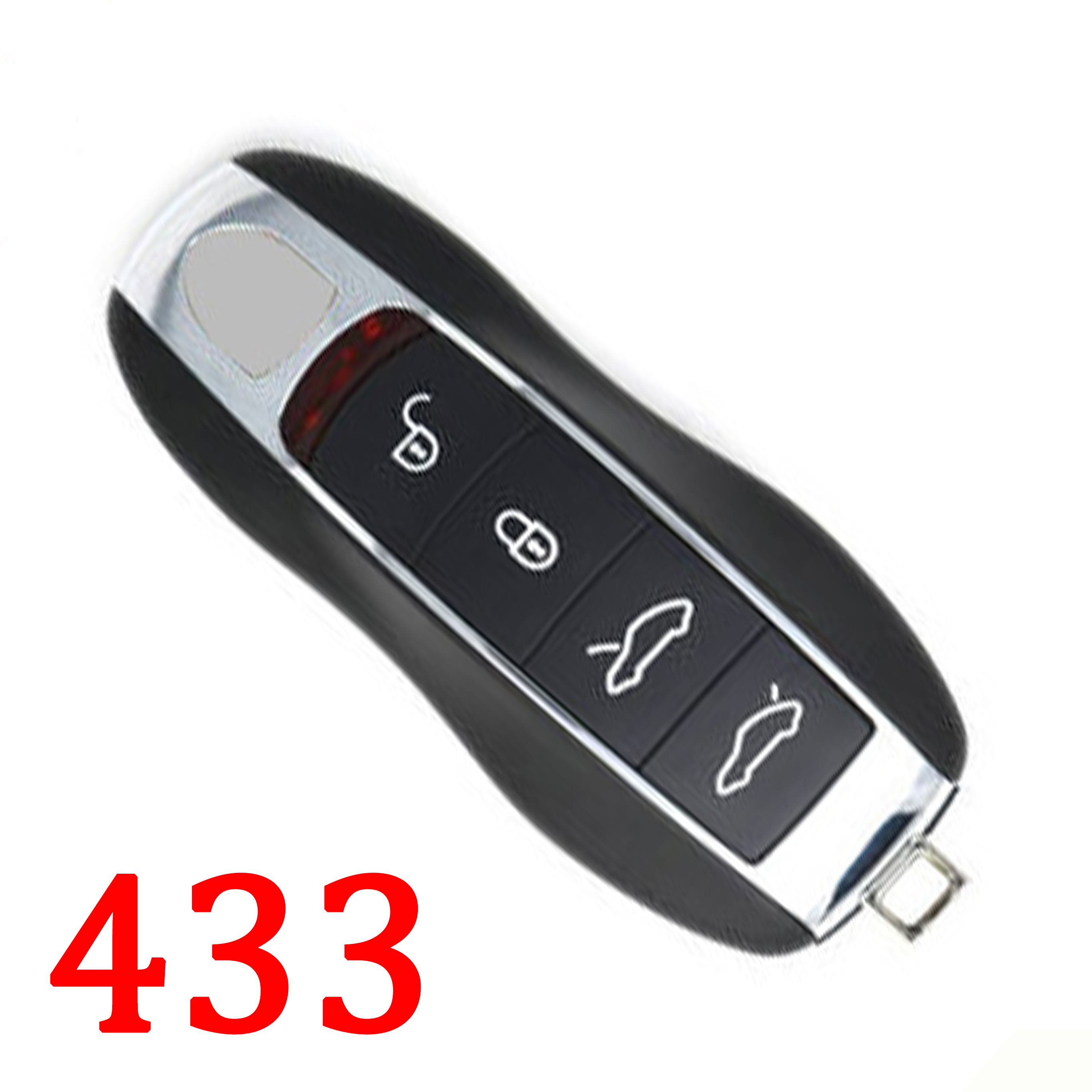 4 Buttons 433 MHz Remote Key for Porsche - Top Quality Using KYDZ PCB