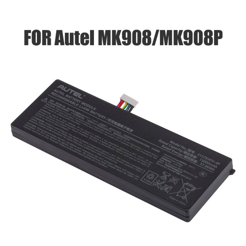 Autel Battery Module Rechargeable LI-ION Battery for Autel MK908/MK908P (Battery Only)