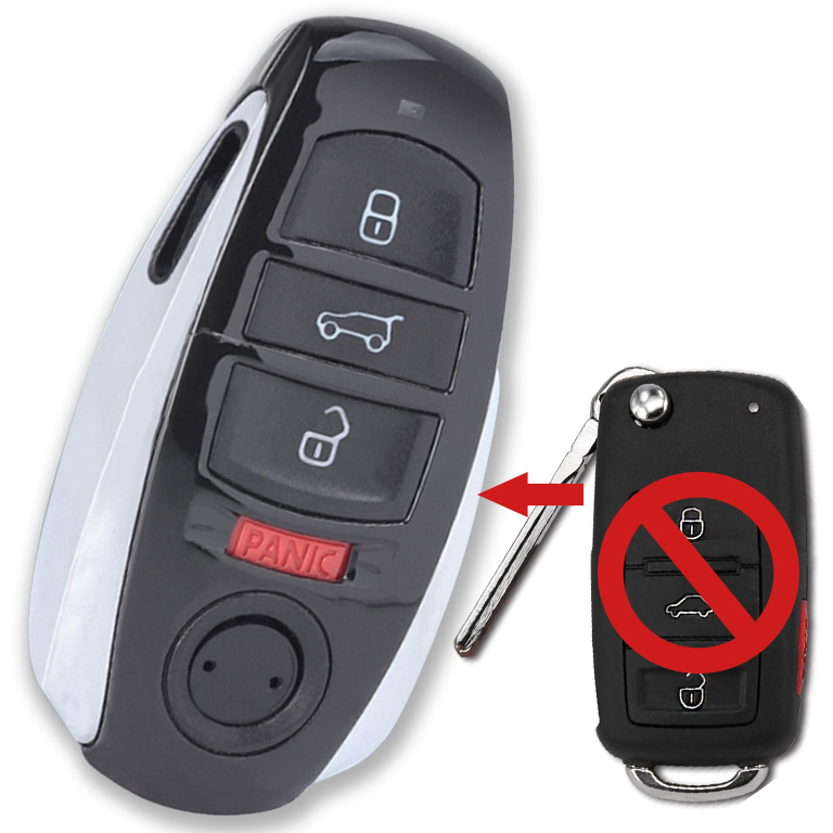 Modified Keyless Smart Key for 2002-2010  VW Touareg / 315 MHz 3+1 Buttons / 46 Chip