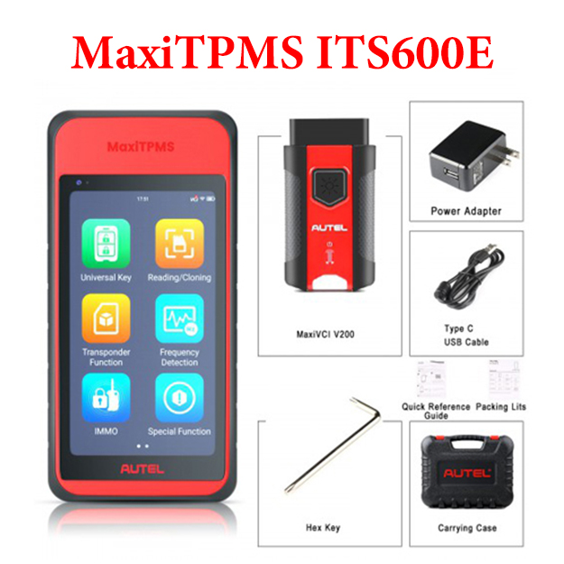 Autel MaxiTPMS ITS600E TPMS Diagnostics Service Scanner TPMS OBD2 Relearn Programming Tool Auto VIN Scan MX-Sensor Programmer