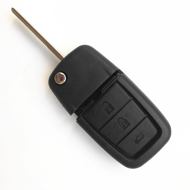 For GMC Pontiac 3+1 button flip remote key blank key shell - Pack of 5