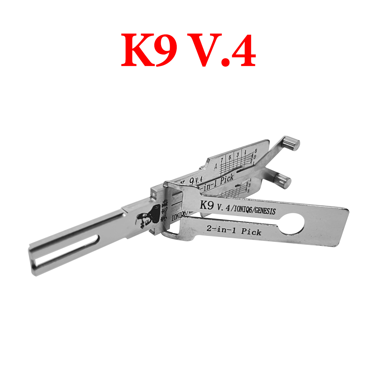 Original Lishi K9 V.4 / IONIQ6 / GENESIS 2-in-1 Pick and Decoder