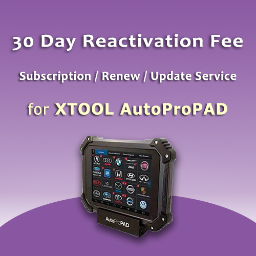 AutoProPAD 30 Day Lapse Reactivation Fee