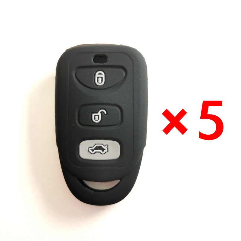 Silicone Key Cover for Hyundai - Pack of 5