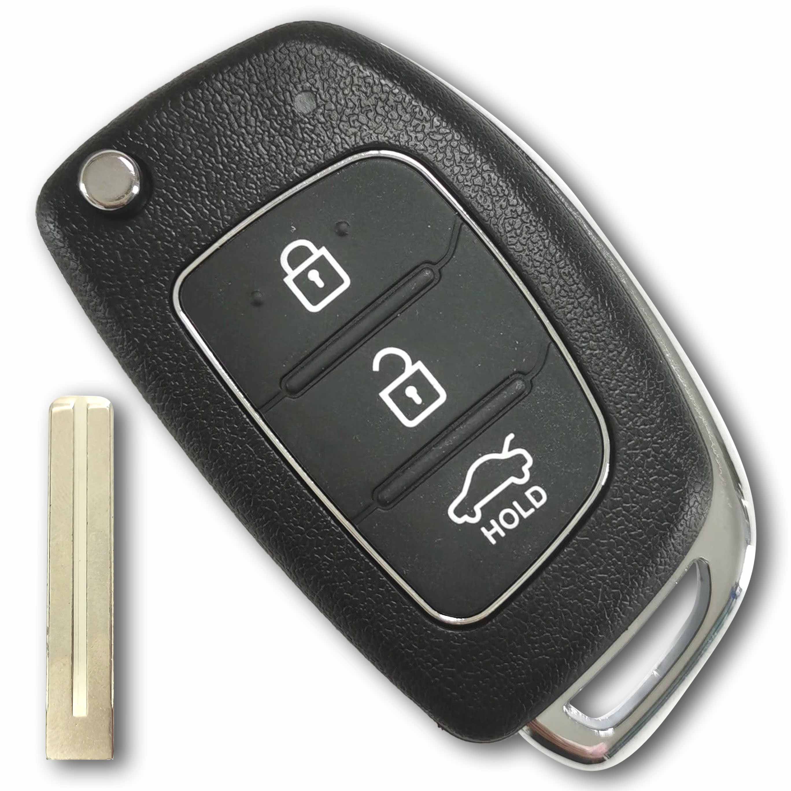 433 MHz Flip Remote Key for 2010 ~ 2016 Hyundai i20 / 95430-C7600 / 47 Chip