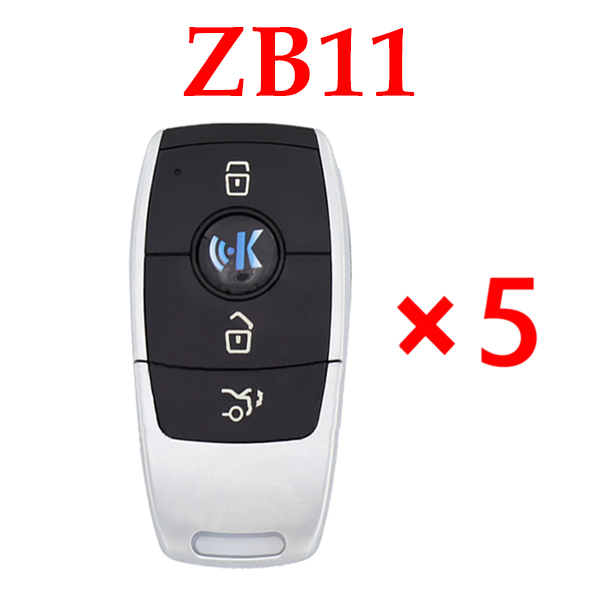 KeyDiy KD Universal Smart Remote Key Mercedes Type ZB11 - 5 pcs