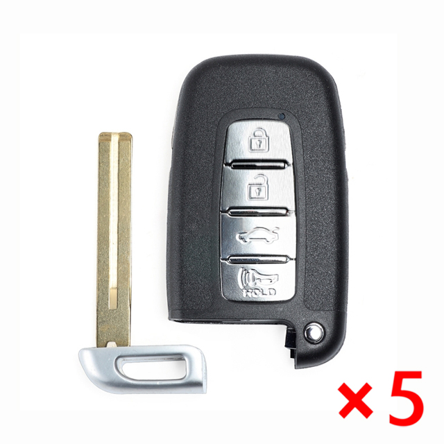 Smart Remote Key Shell 4 Button for Kia - pack of 5 