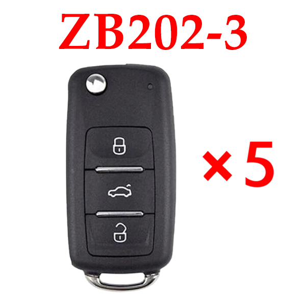 Universal ZB202-3 KD KeyDIY Universal Smart Key - Pack of 5