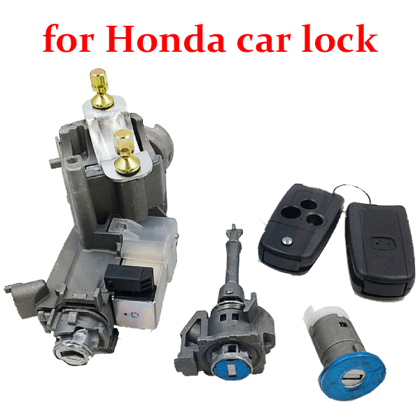 2012-2014 Honda Civic Ignition Auto Lock Cylinder And Left Door Cylinder Complete Set Coded