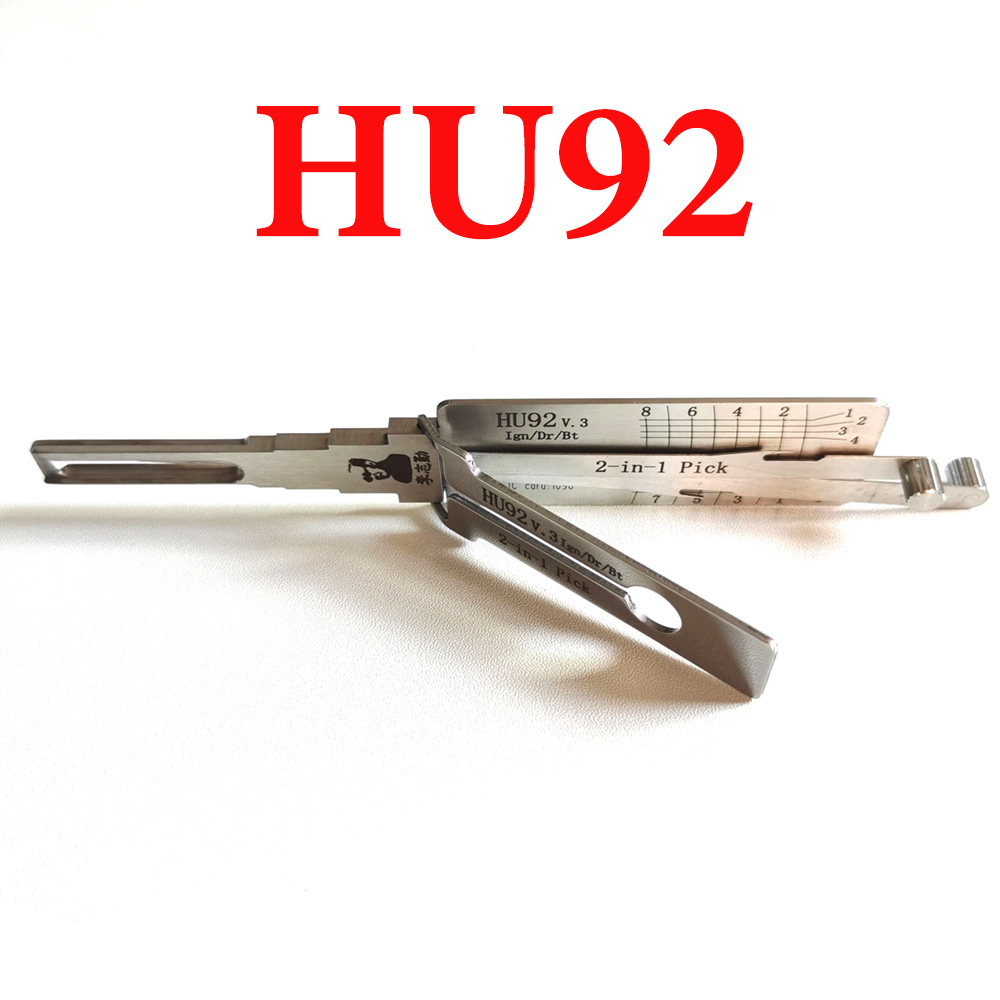 ORIGINAL LISHI - HU92 BMW / 2-in-1 Pick & Decoder / Twin Lifter / AG