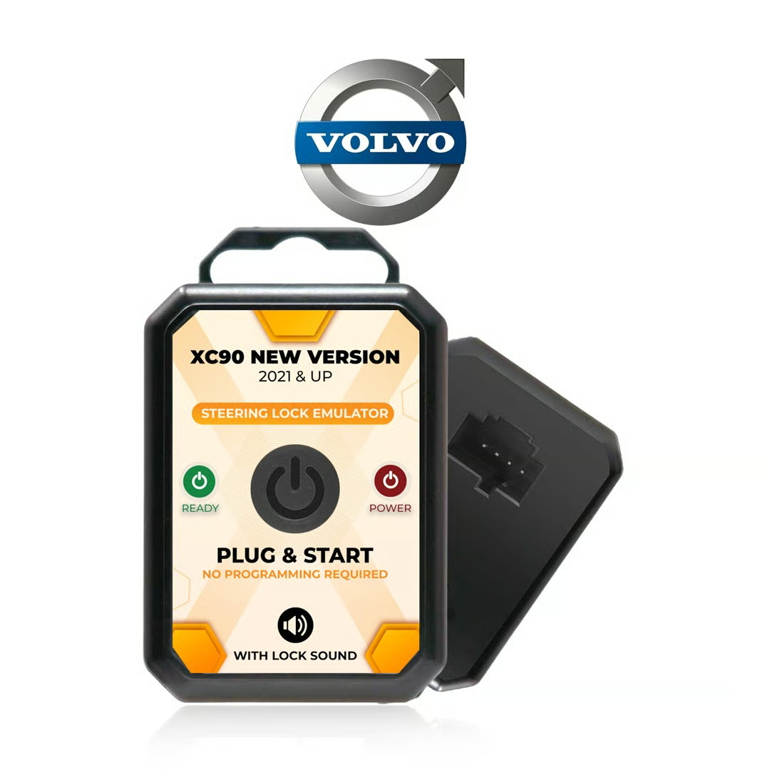 Volvo XC90 -S90 - V60 - XC60 New Version 2021 & UP Steering Lock Emulator Simulator With Lock Sound