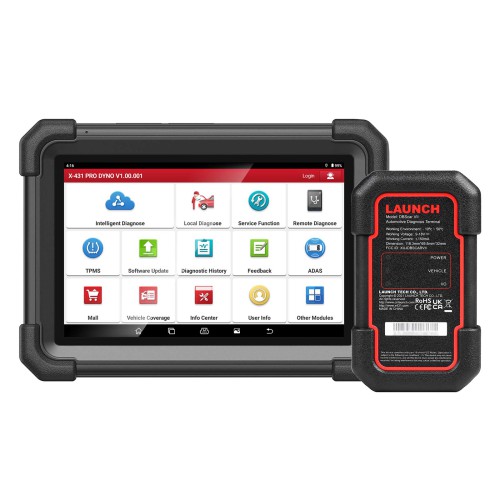 [Global Version] Launch X431 PRO DYNO 8' Bidirectional Diagnostic Scanner