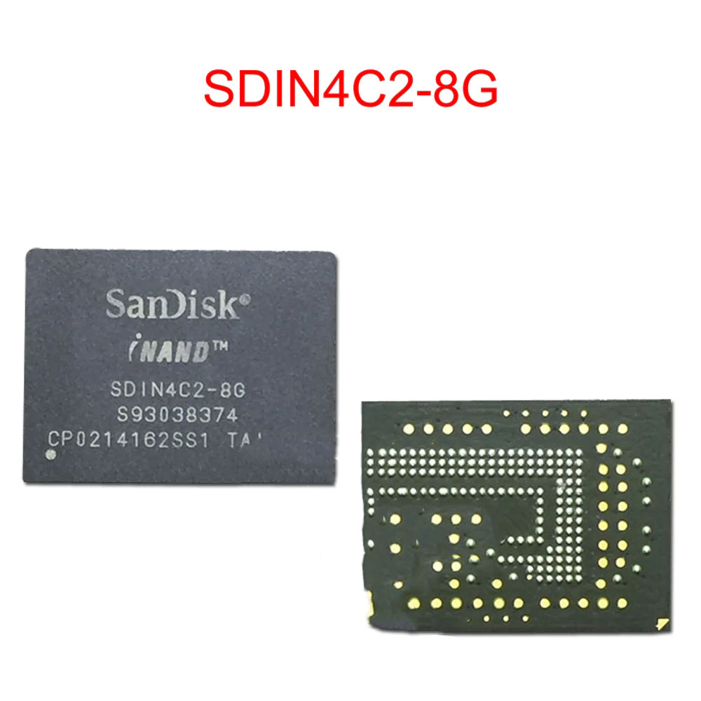 5pcs SDIN4C2-8G Original New EEPROM Memory IC Chip component
