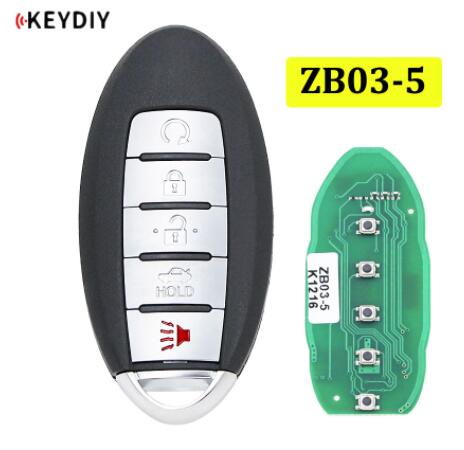 Universal ZB03-5 KD Smart Key Remote for KD-X2 - Pack of 5 