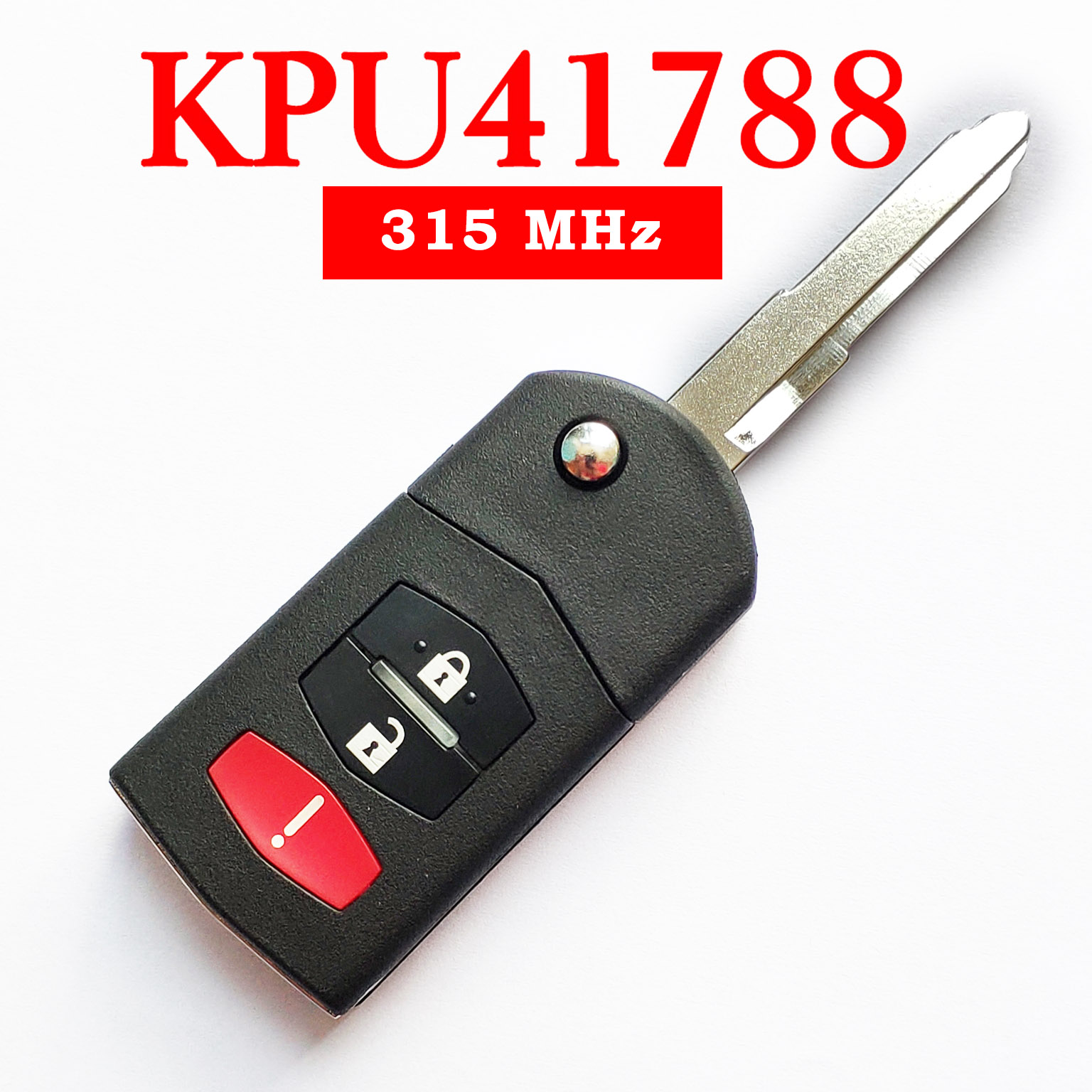 2+1 Buttons 315 MHz Flip Remote Key for Mazda 6 / RX8 2004-2008 - KPU41788