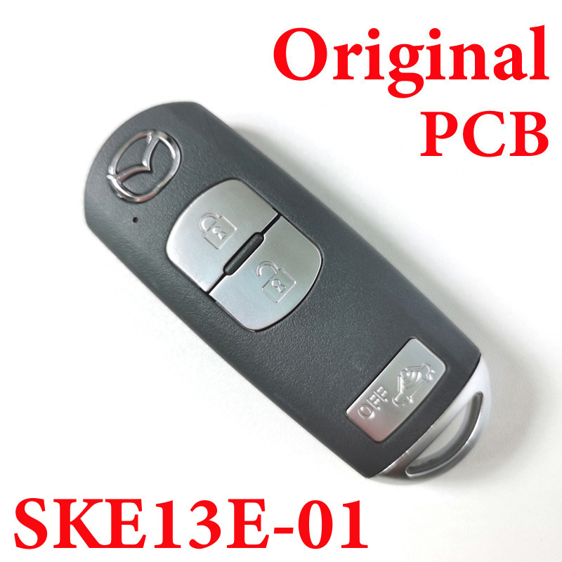 3 Buttons 434 MHz Smart Key Keyless Go for Mazda - SKE13E-01 - With Original PCB