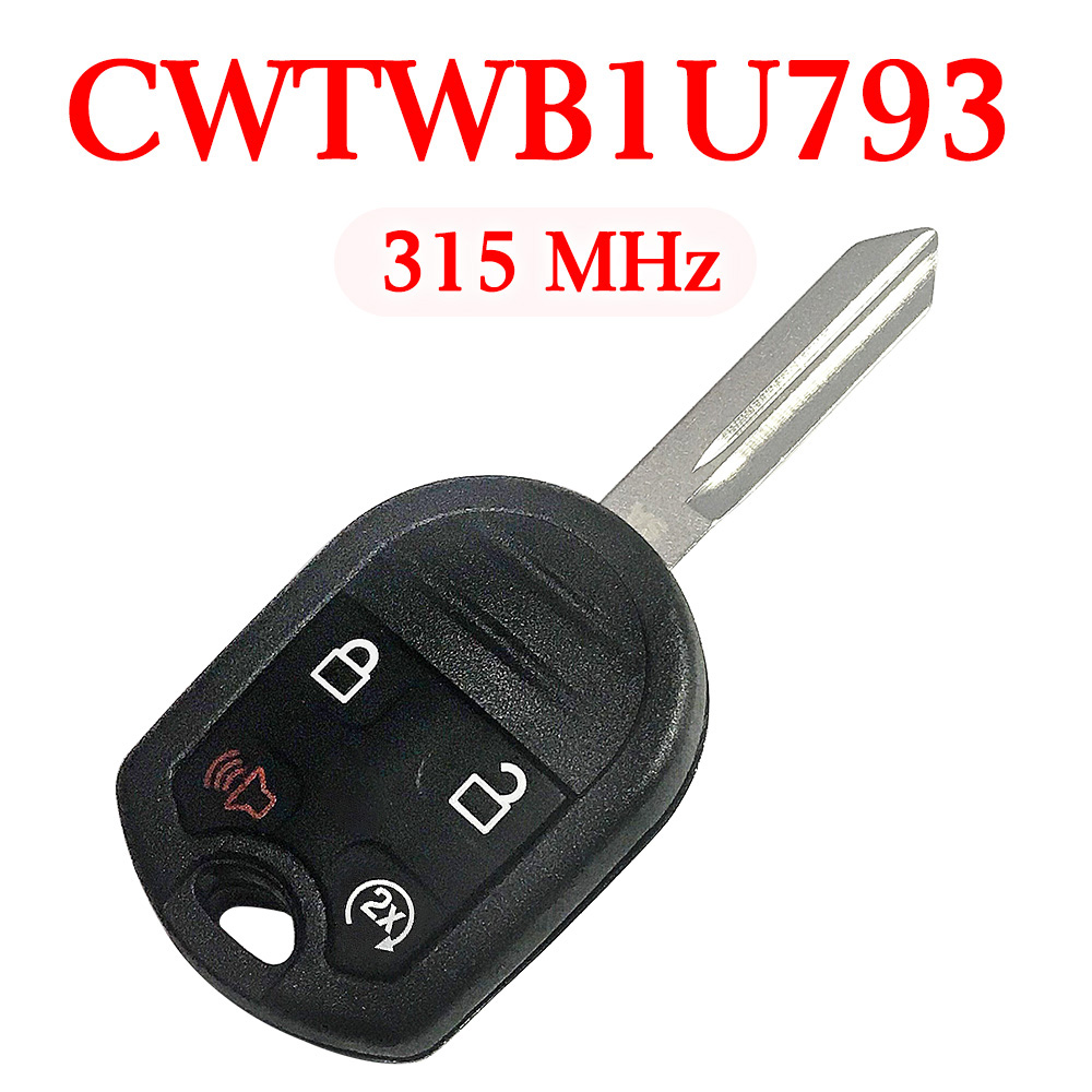 315 MHz 4 Buttons Remote Head Key for Ford F-Series / Explorer 2011-2018 - OUC6000022 / CWTWB1U793