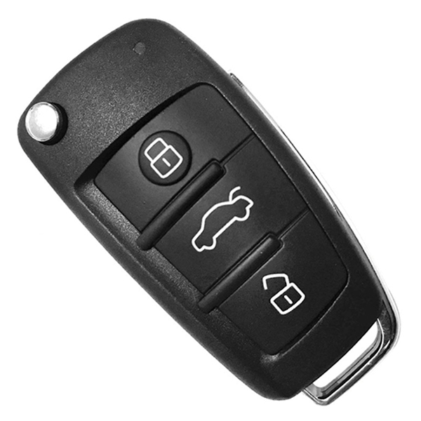 315 MHz Flip Remote Key for Audi A4 - with Original PCB Board - 48 Chip