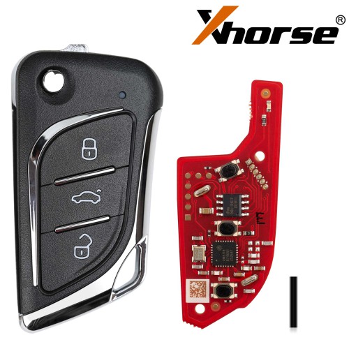 XHORSE XKLKS2EN LEI.KSS Style(ENrome-plating) Second Generation Universal Wired Remote Key for Lexus Type - Pack of 5