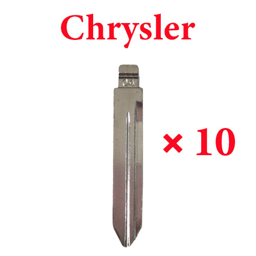 4# CY24 Key Blade for Chrysler - Pack of 10