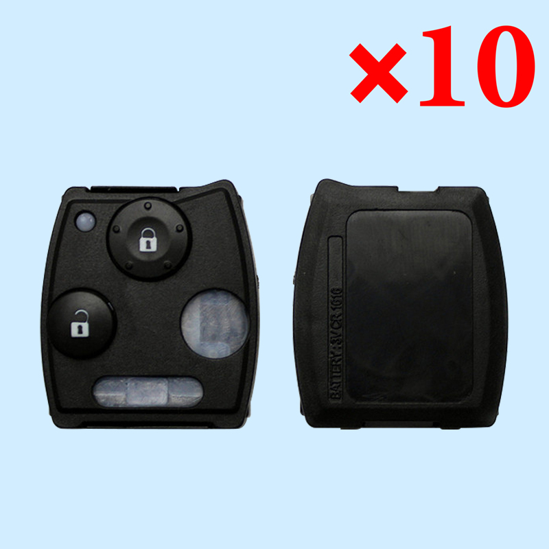 2 Button Key Shell Rubber Pad for Honda 10 pcs