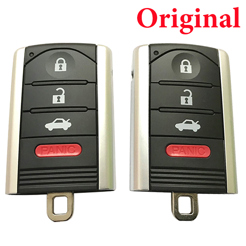 2 pieces Original 313.8 MHz 3+1 Buttons Smarrt Key for 2013-2015 Acura ILX - KR5434760 ( Driver 1 & Driver 2) (OEM)