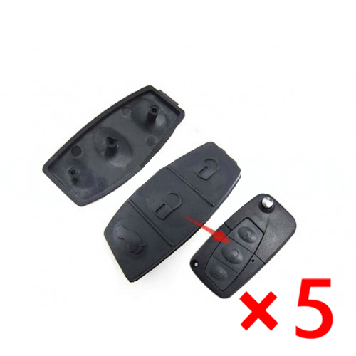 Remote Rubber 3 Button for Mazda - pack of 5 