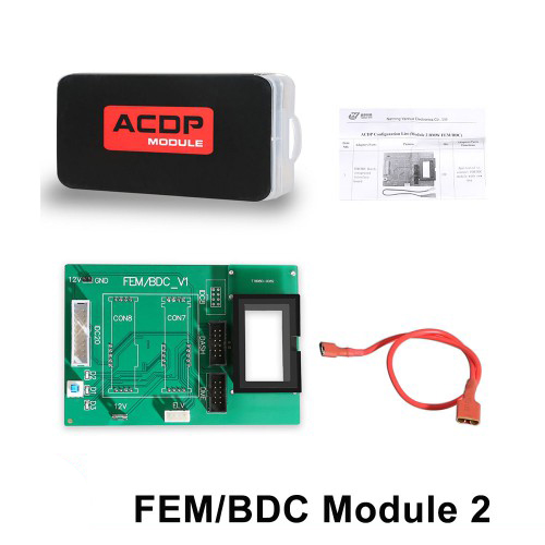 Yanhua ACDP Module 2 BMW FEM BDC Module for IMMO Key Programming Odometer Reset Module Recovery with License A50A A50C