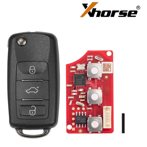 XHORSE XKB512EN Second Generation Universal Remote Key B5 Type with XT27B super chip - Pack of 5
