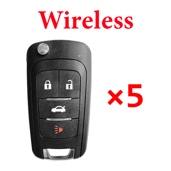 5 pieces Xhorse VVDI GM Type Wireless Universal Remote Control - XNBU01EN