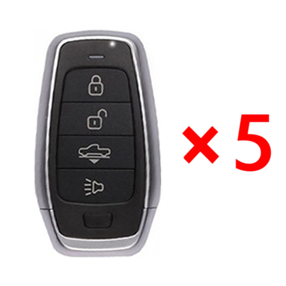 Autel  IKEYAT004AL  Universal Smart Remote Key 4 Buttons - Pack of 5