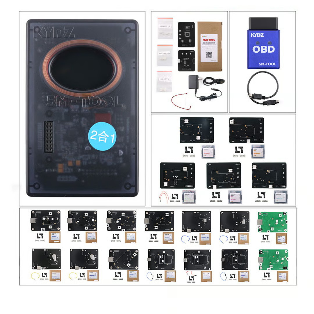 KYDZ MLB 5M-Tool Key Programmer with KYDZ 14PCs Adapter Set (5C/5D/BDC3 Encrypt)
