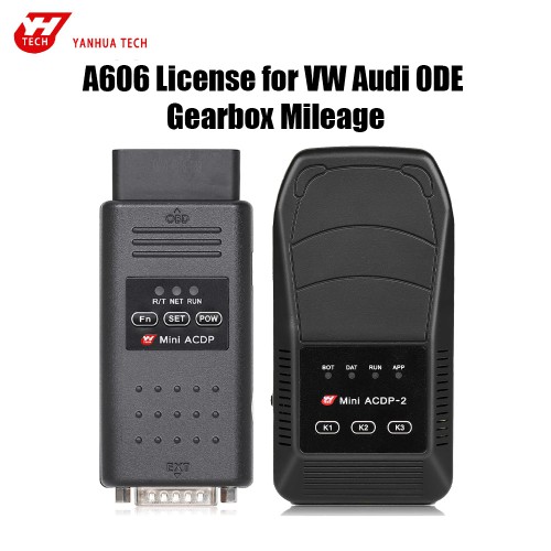 A606 License for VW Audi 0DE Gearbox Mileage Working with Yanhua Mini ACDP Module 19