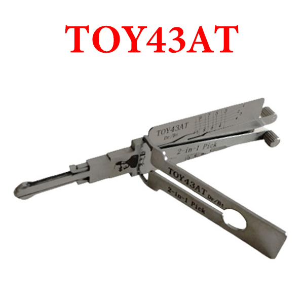 ORIGINAL LISHI - TOY43AT Toyota / 10-Cut / 2-in-1 Pick & Decoder / DR & BT / AG