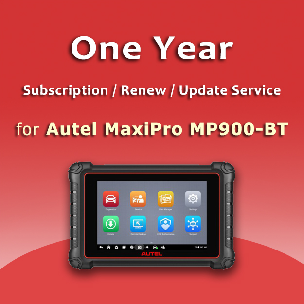 One Year Subscription for Autel MaxiPro MP900-BT