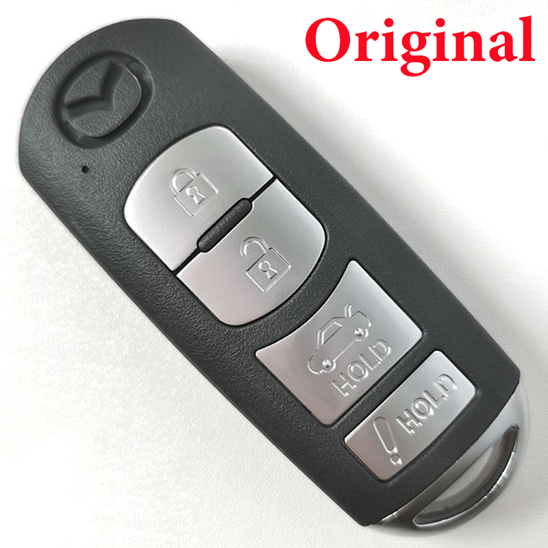 315 MHz 4 Buttons Smart Proximity Key for Mazda - with Original PCB Board - SKE13D02