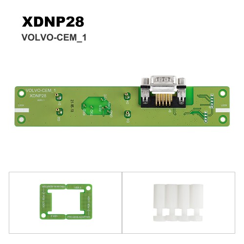 Xhorse XDNPP2 Solder-Free Adapters for Volvo 3pcs/set Work with VVDI Prog/ MINI PROG and KEY TOOL PLUS