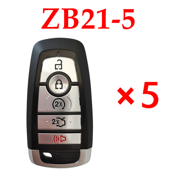 Universal ZB21-5 KD Smart Key Remote for KD-X2 - Pack of 5 