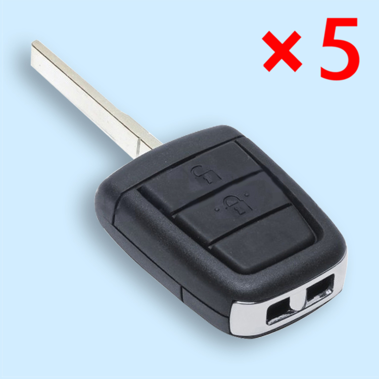 Remote Key Shell Case Fob 2+1 Button for Holden VE COMMODORE Omega Berlina Calais SS SV6 HSV GTS GM45 Blade - Pack of 5