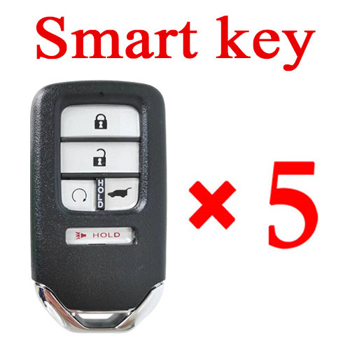 Xhorse Universal Smart Key for Honda / XZBT44EN / with Shell  / Pack of 5