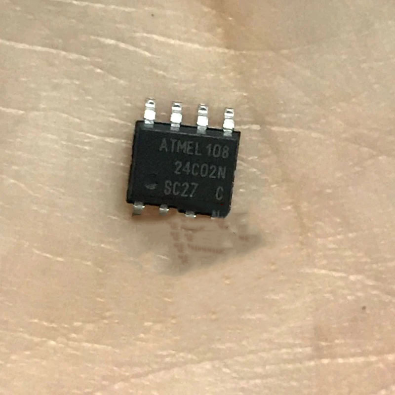  atmel at24c02n 24c02n su27 eeprom sop8 ic chip
