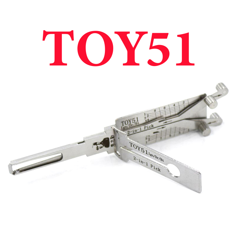 Original Lishi TOY51 2in1 Decoder and Pick for TOYOTA