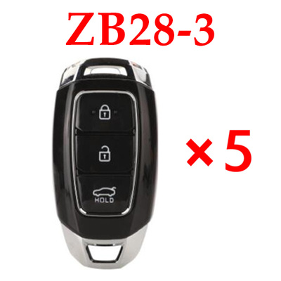 Universal ZB28-3 KD Smart Key Remote for KD-X2 - Pack of 5 