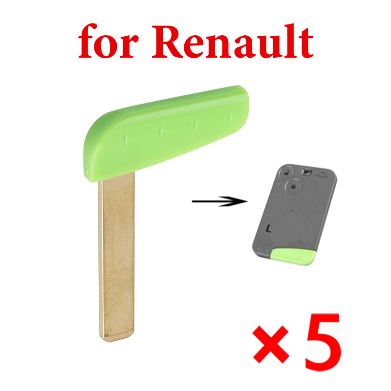 Smart Emergency Key Blade for Renault Laguna - Pack of 5
