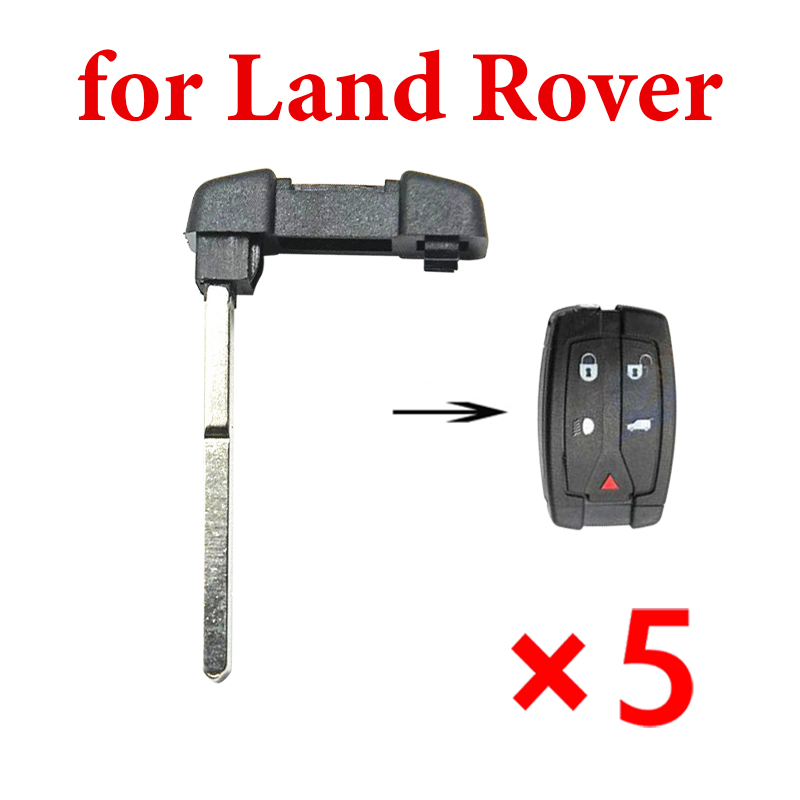 Smart Emergency Key Blade for Land Rover Freelander Discovery - Pack of 5