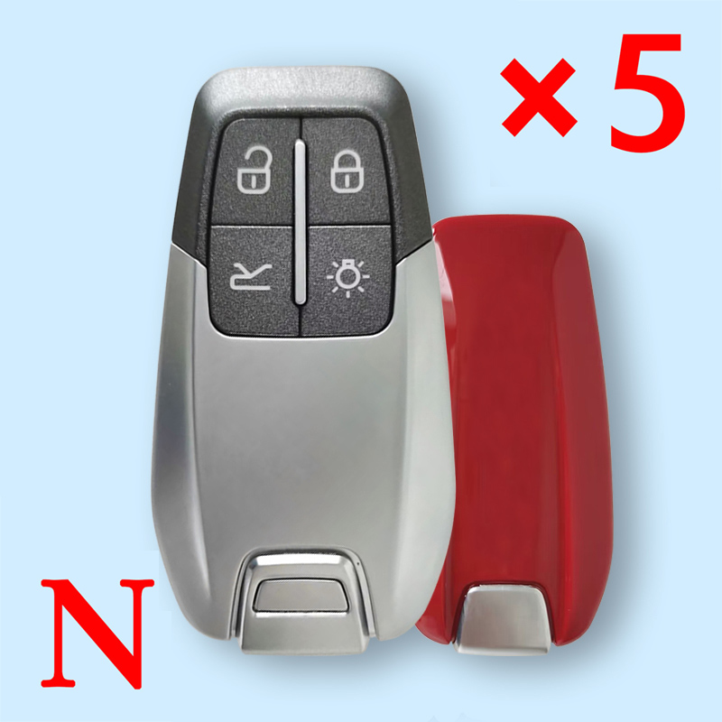 Smart Luxury Remote Key Shell 4 Button for Ferrari 458 588 488GTB LaFerrari No Logo - pack of 5 
