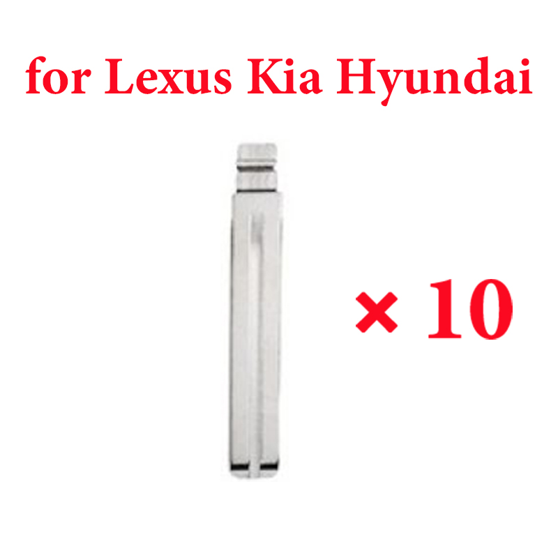 Flip Key Blade TOY48 13# for Lexus Kia Hyundai - Pack of 10