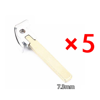 Smart Emergency Key Blade for Peugeot 508 Citroen C4L DS Smart Keys - Without Groove - 5 pcs