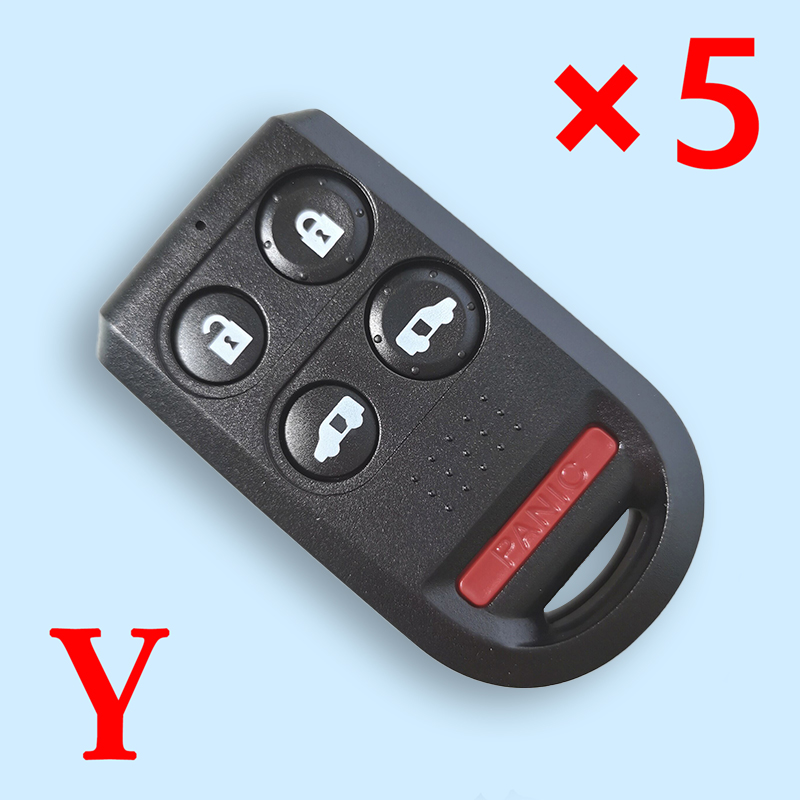 5 Button Key Shell for Honda 5 pcs